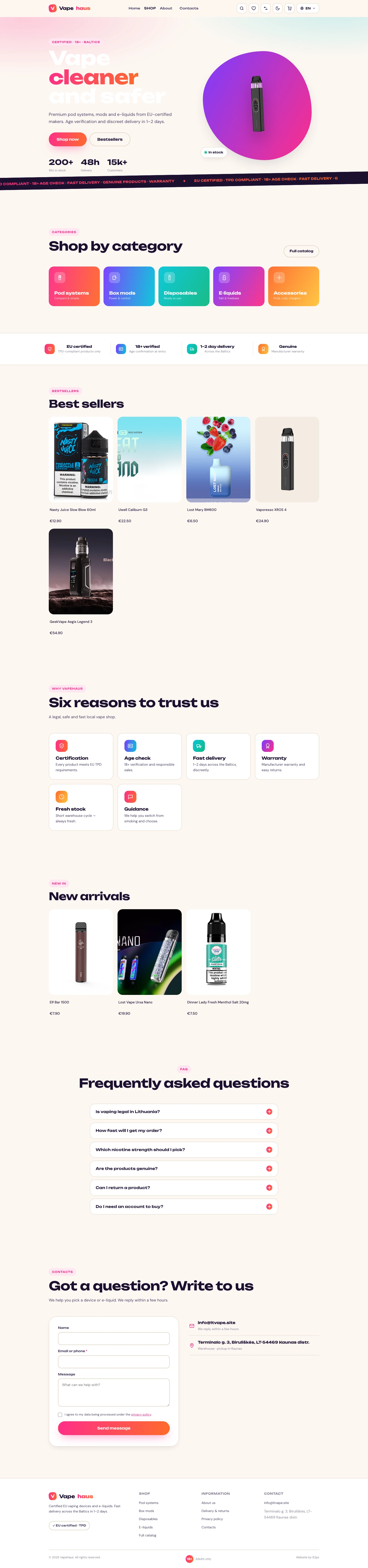 English version — live language switch