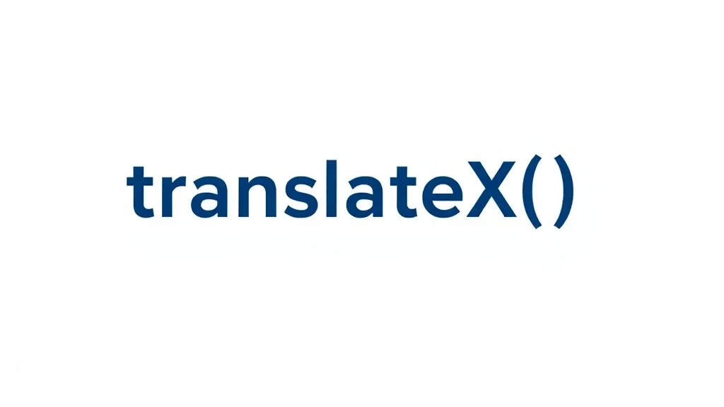 translateX()