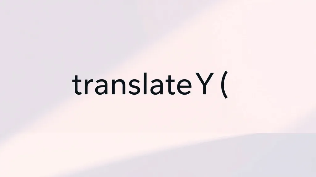 translateY()